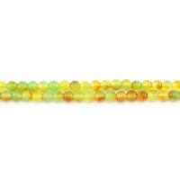 Jade Perlen, Regenbogen Jade, rund, poliert, DIY, grün, 6mm, ca. 62PCs/Strang, verkauft von Strang