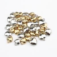 Copper Coated Plastic Extender Chain Drop Heart plated DIY Sold By Bag
