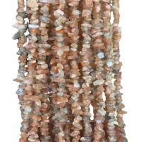 Grânulos de ágata, Ágata do sol, Irregular, polido, DIY, 3x5mm, Aprox 300PCs/Strand, vendido para Aprox 80 cm Strand