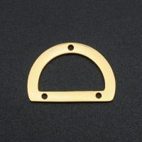 Stainless Steel Connector Titanium Steel plated multihole Sold By Bag