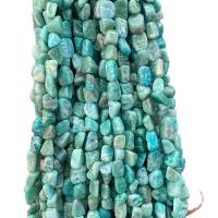 Perline Amazzonite, Irregolare, lucido, DIY, blu, 5x9mm, Appross. 55PC/filo, Venduto per Appross. 40 cm filo