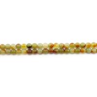 Jade Rainbow Perla, Krug, uglađen, možete DIY, miješana boja, 10mm, Približno 38računala/Strand, Prodano By Strand