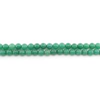 Festett Marble Üveggyöngy, Kerek, csiszolt, DIY, zöld, 10mm, Kb 38PC-k/Strand, Által értékesített Strand