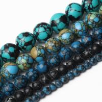 Synthetische Turquoise Kraal, DIY & verschillende grootte voor keus, meer kleuren voor de keuze, Verkocht door Strand