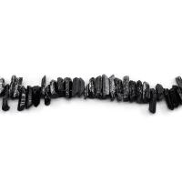 Természetes borítás kvarc gyöngyök, Törlés Quartz, Szabálytalan, galvanizált, DIY & különböző méretű a választás, fekete, Naponta eladott Kb 38 cm Strand
