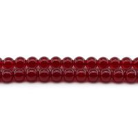 Round Crystal Beads polished DIY Garnet Sold Per Approx 38 cm Strand