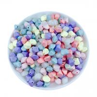 Opaque Acrylic Beads DIY & faceted 14mm Approx 2mm  Sold By Lot