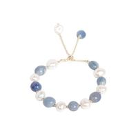 Quartz Bracelets with Freshwater Pearl plated & for woman Length Approx 7.08 Inch Sold By PC