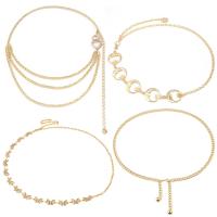 dekorativní Belt, Zinek, s Mosaz, módní šperky & různé styly pro výběr & pro ženy, více barev na výběr, Délka 100 cm, 30 cm, 35 cm, 110 cm, 100 cm, 105 cm, Prodáno By PC