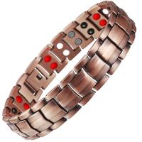 Magnetische sieraden Armband, Koper, plated, verschillende stijlen voor de keuze & voor de mens, meer kleuren voor de keuze, 205mm, Verkocht door PC