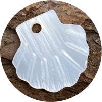 Shell Pendants Freshwater Shell DIY white Sold By PC