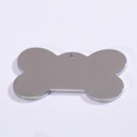 Stainless Steel Pendants 304 Stainless Steel Dog Bone Vacuum Ion Plating for Pet Dog Sold By PC