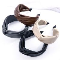 Hair Bands PU Leather for woman 70mm Sold By PC