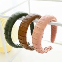Hair Bands PU Leather for woman 35mm Sold By PC