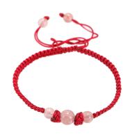 Nylon Cord Bracelet with Agate knit fashion jewelry & for woman Length 16-30 cm Sold By PC