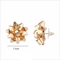 Iron Earring plated Christmas Design & fashion jewelry & for woman 16mm Sold By Pair
