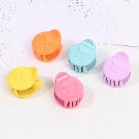 Hair Claw Clips, Resin, DIY, more colors for choice, 26x22mm, Approx 100PCs/Bag, Sold By Bag