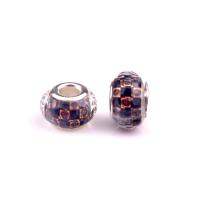 European Resin Beads with Iron Lantern silver color plated DIY mixed colors Approx Sold By Bag