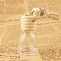 Glass Wish Bottle with wood cap Perfume Bottle Mini Sold By PC