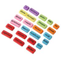 Perles acrylique alphabet, rectangle, DIY & styles différents pour le choix & émail, plus de couleurs à choisir, 11.5x9.5x5.5mm,18x9.5x5.5mm,24x9.5x5.5mm, Trou:Environ 3mm, Vendu par sac