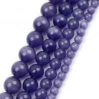 Cats eye smykker Perler, Runde, du kan DIY & forskellig størrelse for valg, violet, Solgt Per Ca. 37-39 cm Strand