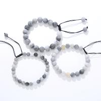 Agaat armbanden, met Knoopkoord, Ronde, handgemaakt, mode sieraden & verschillende grootte voor keus & voor vrouw, Lengte 18 cm, Verkocht door PC