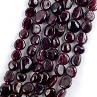 Naturlig granat perler, Garnet, Uregelmæssig, du kan DIY, granat, 8-10mm, Solgt Per Ca. 37-39 cm Strand