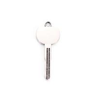 Zinc Alloy Key Pendants silver color plated Unisex nickel lead & cadmium free Approx Sold By Bag