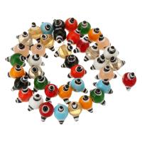 Holprige Lampwork Perlen, DIY & gemischt, Zufällige Farbe, 9.50x15x14mm, Länge 15 ZollInch, 5SträngeStrang/Menge, verkauft von Menge