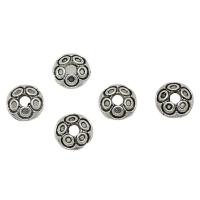 Zinc Alloy Bead Cap antique silver color plated DIY nickel lead & cadmium free 6mm Approx Sold By Bag
