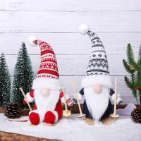 Acrylic Christmas Doll with Non-woven Fabrics handmade cute Sold By PC