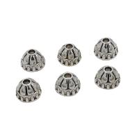 Zinc Alloy Bead Cap antique silver color plated DIY nickel lead & cadmium free 8mm Approx Sold By Bag