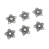 Zinc Alloy Bead Cap Flower antique silver color plated DIY nickel lead & cadmium free 13.50mm Approx Sold By Bag