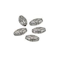 Zinc Alloy Spacer Beads Olive antique silver color plated DIY nickel lead & cadmium free Approx Sold By Bag