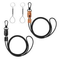 PU Leather Hanging Lanyard portable & Unisex 520mm Sold By PC