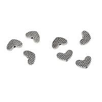 Zinc Alloy Spacer Beads Heart antique silver color plated DIY nickel lead & cadmium free Approx Sold By Bag
