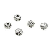 Zinc Alloy Spacer Beads antique silver color plated DIY nickel lead & cadmium free 4mm Approx Sold By Bag