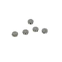 Zinc Alloy Spacer Beads Sun antique silver color plated DIY nickel lead & cadmium free 6mm Approx Sold By Bag