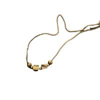 Collar de Acero Titanio, Partículas de acero, con 5cm extender cadena, Cuadrado, Joyería & para mujer, más colores para la opción, longitud 42 cm, Vendido por UD