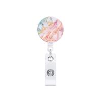 ABS Plastic Badge Holder Round Unisex & retractable Sold By PC