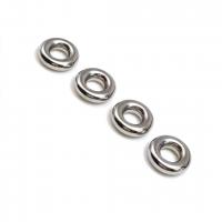 Stainless Steel Spacer Beads Titanium Steel Donut plated DIY original color Approx 5.5mm Sold By PC