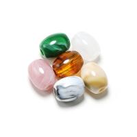 Akril nakit Beads, Kanta, injekcijsko prešanje, možete DIY, više boja za izbor, 14x18mm, Približno 100računala/Torba, Prodano By Torba