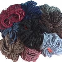 Elastische haarband, Doek, met Rubber Band, drie lagen & voor vrouw, meer kleuren voor de keuze, 50mm, 100pC's/Lot, Verkocht door Lot
