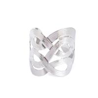 Iron Cuff Bangle irregular plated fashion jewelry & for woman & hollow 65mm Sold By PC