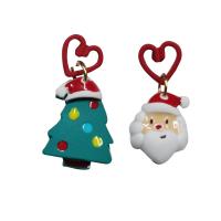 Christmas Earrings Zinc Alloy stoving varnish Christmas Design & fashion jewelry & for woman Sold By Pair