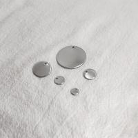 Nerezová ocel Tag Charm, 304 Stainless Steel, DIY & různé velikosti pro výběr, Původní barva, Prodáno By PC