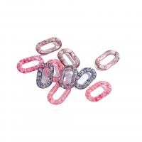 Hars Linking Ring, DIY, meer kleuren voor de keuze, 40mm, 10pC's/Bag, Verkocht door Bag