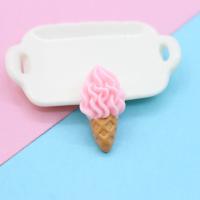 Mobile Phone DIY Decoration Resin Ice Cream epoxy gel 25mm Approx Sold By Bag