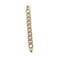 Acrylic Cell Phone Chain plated DIY Sold Per 5.35 Inch Strand
