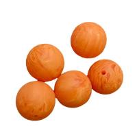 Gyanta ékszerek Gyöngyök, Kerek, epoxy matrica, DIY & különböző méretű a választás, narancs, Által értékesített Bag